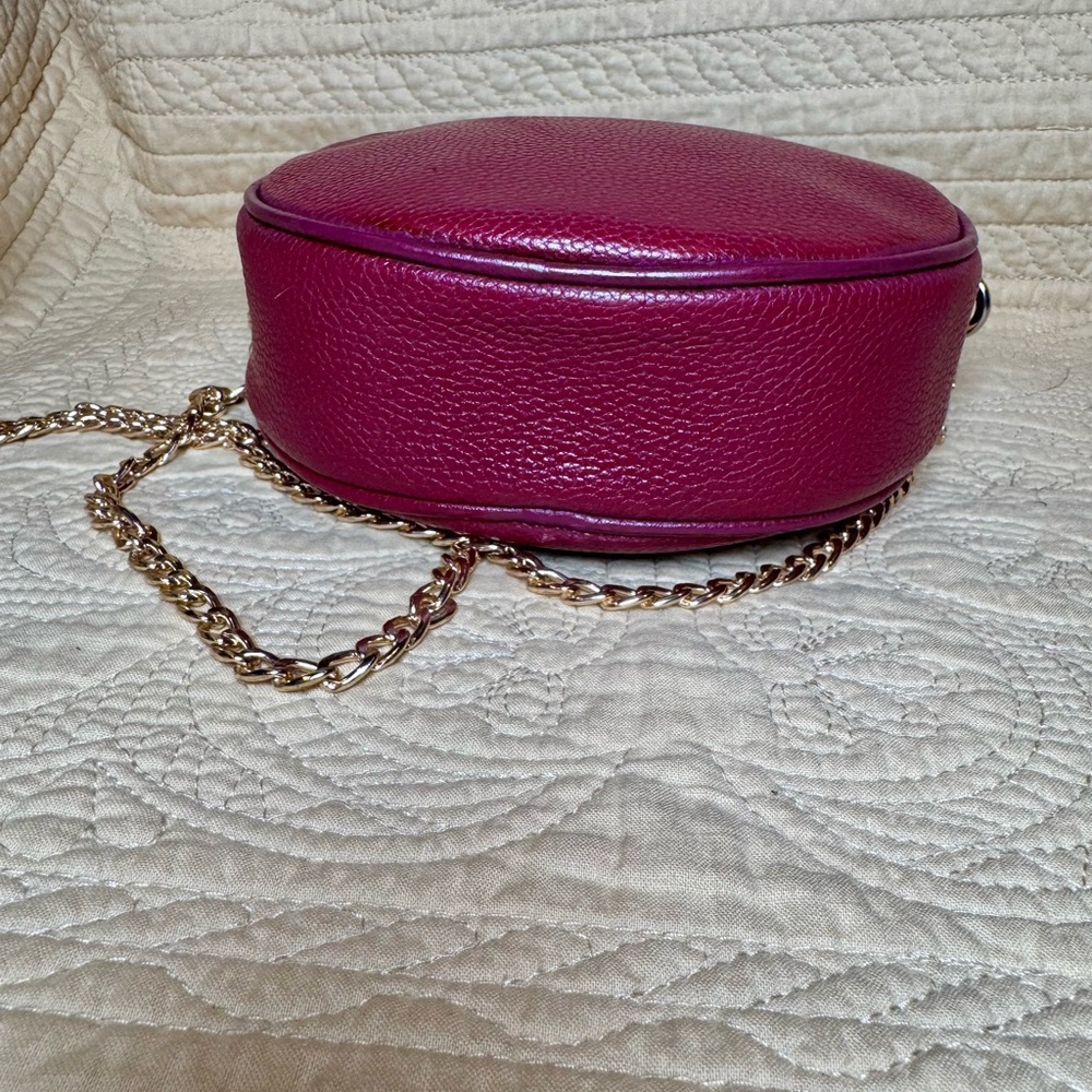 Michael Kors Round Crossbody Bag - Rich Red - Picture 3 of 14